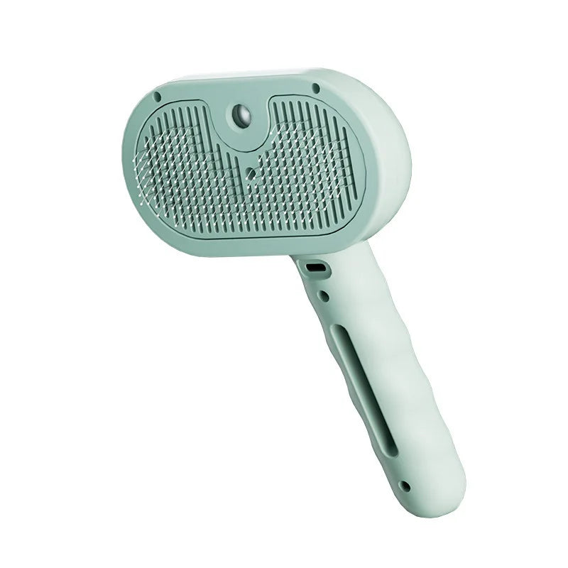 Electric Dog and Cat Grooming Brush with Steam Mist – Anti-Tangle Comb for Healthier Coats 0
