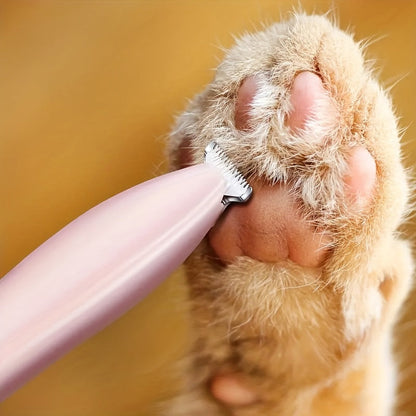 Electric Pet Trimmer for Dogs and Cats – Wide Blade for Safe Grooming of Feet, Eyes, and Sensitive Areas 6