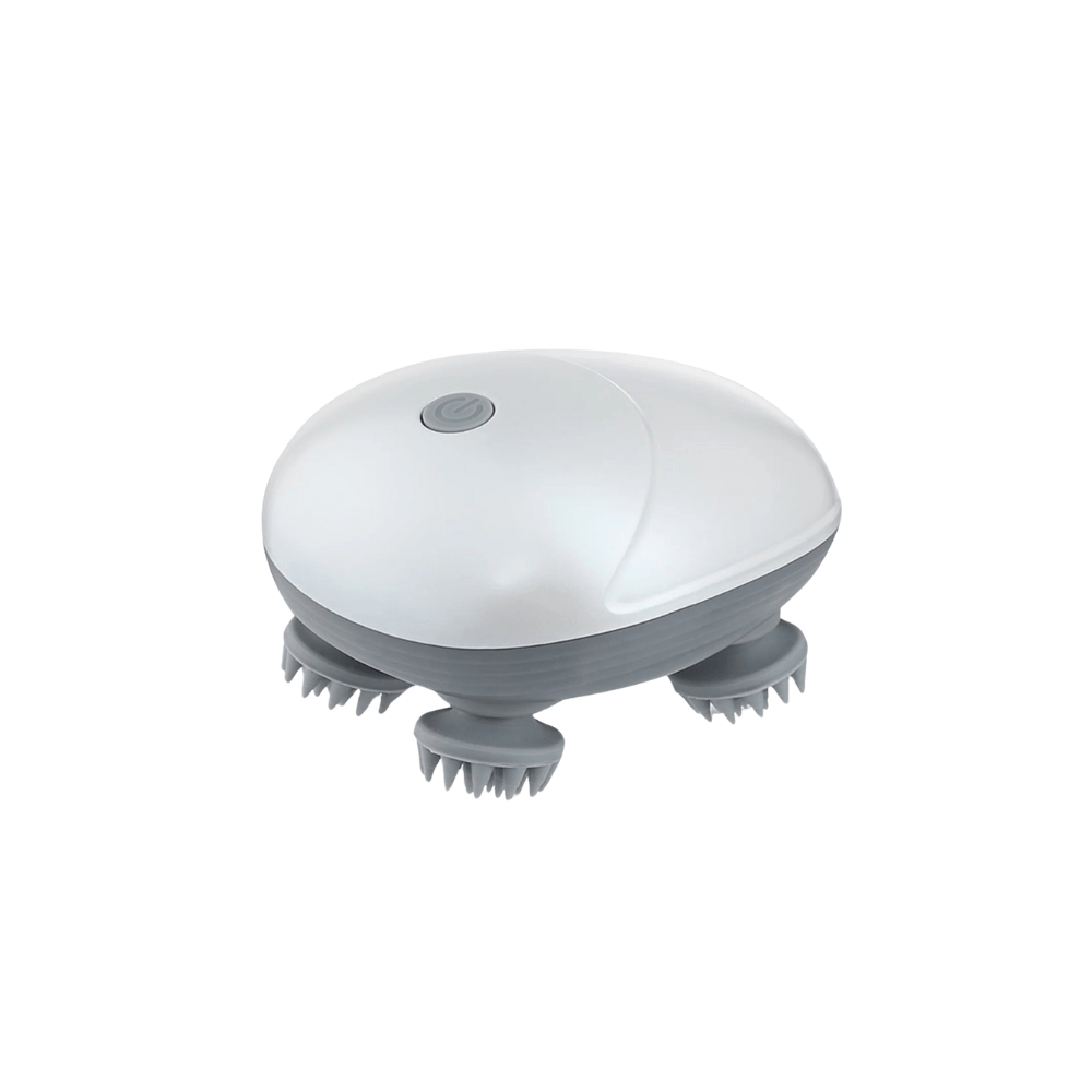 Electric Scalp Massager for Pets with 6 Massage Techniques, Waterproof Design, Soft Silicone Head, USB Rechargeable 0