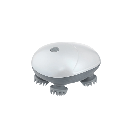 Electric Scalp Massager for Pets with 6 Massage Techniques, Waterproof Design, Soft Silicone Head, USB Rechargeable 0