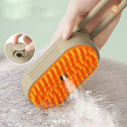 Electric Steam Brush for Pet Grooming – 3-in-1 Steam, Spray, and Massage Function 4