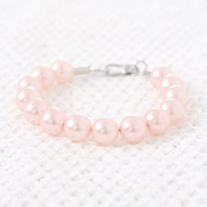 Elegant Pearl Beaded Dog Necklace for Small to Medium Dogs – Pink and White Colors, Lightweight and Stylish Accessory 2