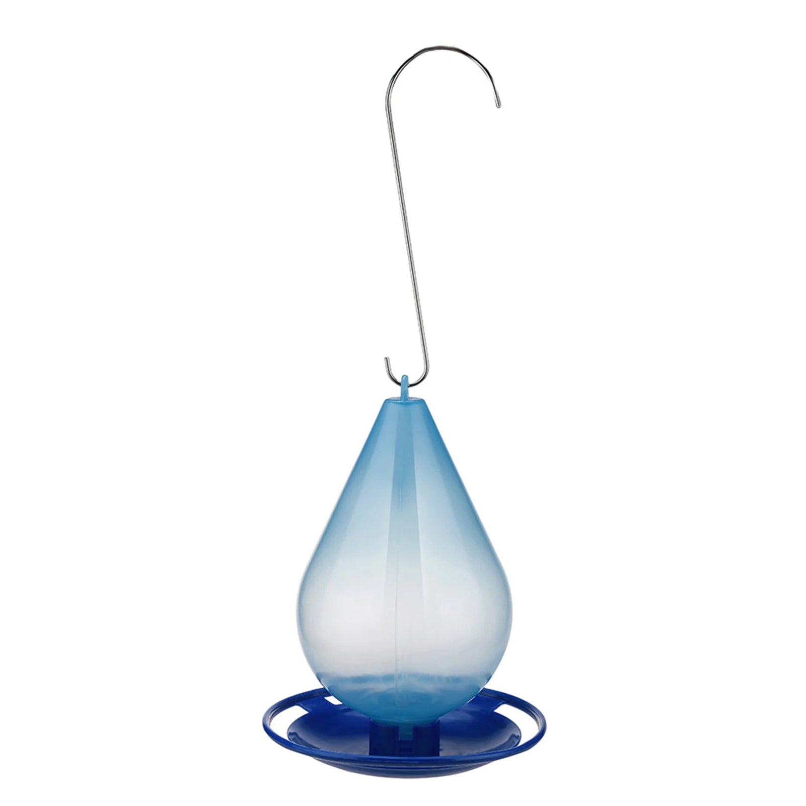 Elegant Raindrop-Shaped Bird Feeder – Durable 1 Quart Capacity Bird Bath with Comfortable Perch for Outdoor Use 1