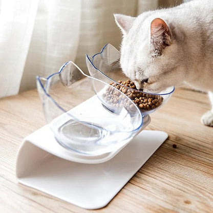 Elevated Cat Bowls – Anti-Vomiting Orthopedic Design for Improved Digestion and Comfort – Dishwasher Safe 1