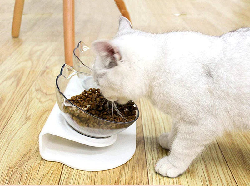 Elevated Cat Bowls – Anti-Vomiting Orthopedic Design for Improved Digestion and Comfort – Dishwasher Safe 3