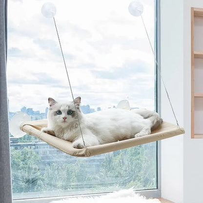 Elevated Cat Hammock – Cozy Resting Spot for Cats, Durable Fabric, Easy Installation, Stylish Design 0