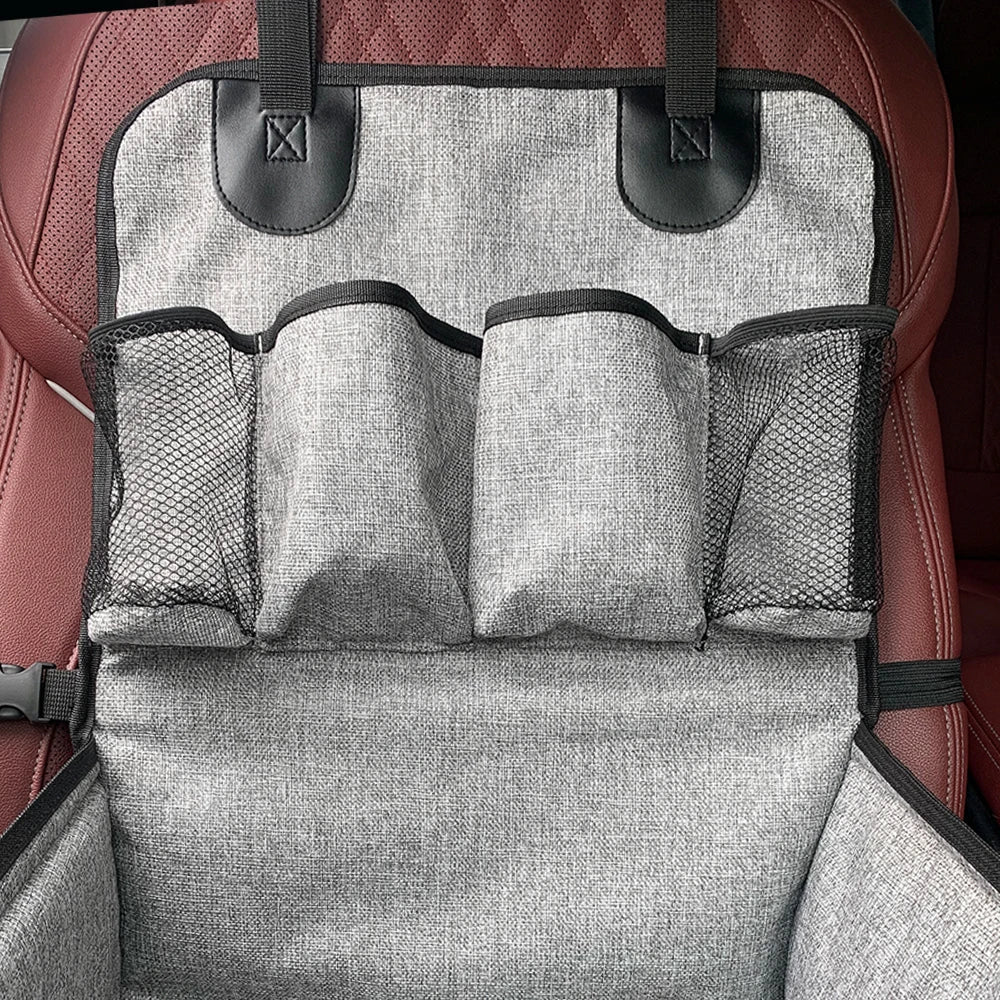 Elevated Dog Car Seat with Storage Compartments – Comfortable & Stylish for Small to Medium Dogs 5