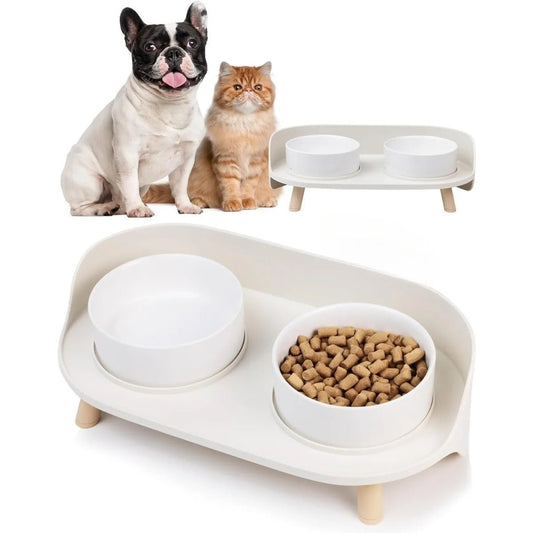 Elevated Dog and Cat Feeding Station with Non-Slip Bowls – Ergonomic Design for Healthy Eating 1