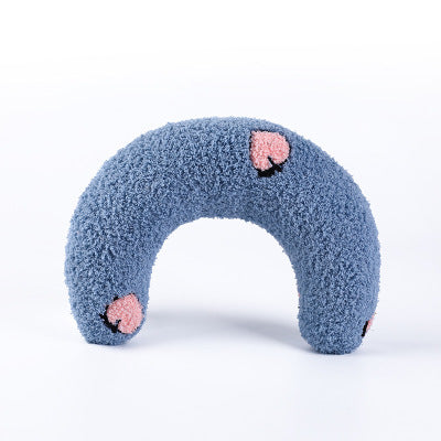Ergonomic Cat Pillow and Dog Cushion – U-Shaped Design with High-Quality Mohair and Pearl Cotton for Ultimate Comfort 0