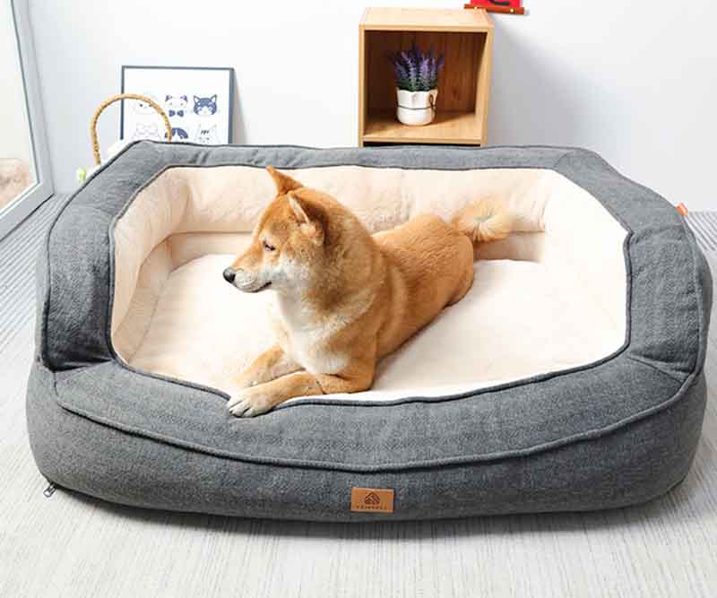 Ergonomic Dog Bed with Orthopedic Support and Washable Cover – Comfortable Sleep for All Breeds 3