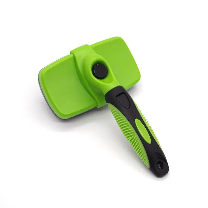 Ergonomic Dog and Cat Brush with Soft Stainless Steel Pins for Gentle Grooming and Tangle Removal 10
