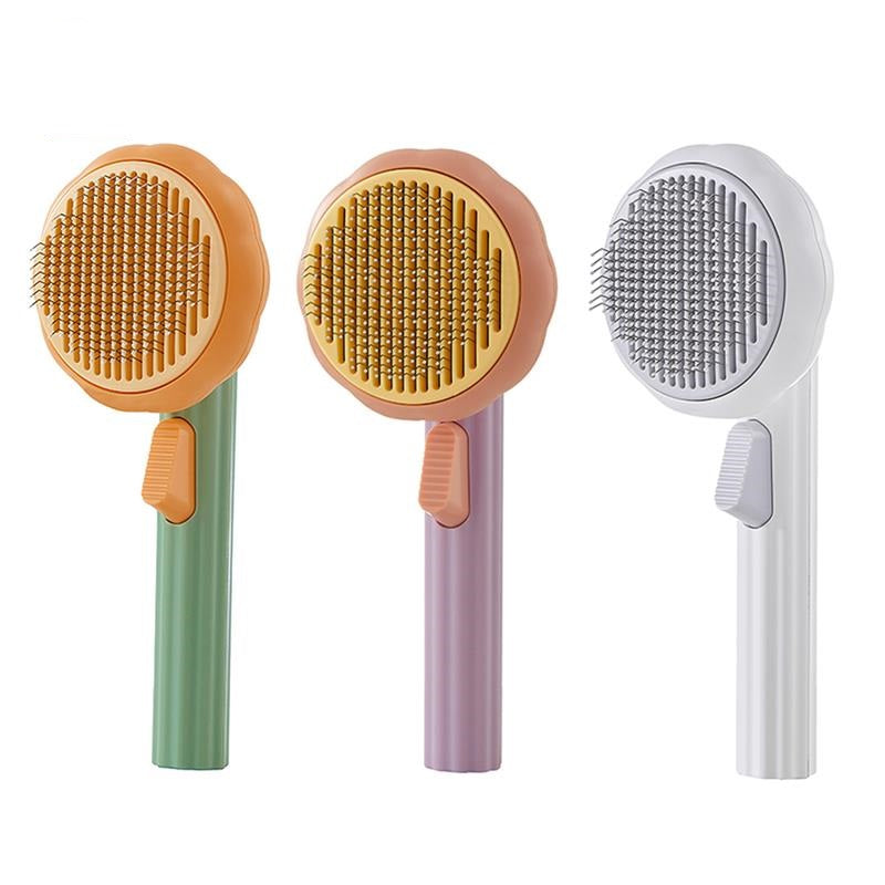 Ergonomic Pet Brush for Dogs and Cats – Gentle Cleansing and Massage for All Coat Types 3