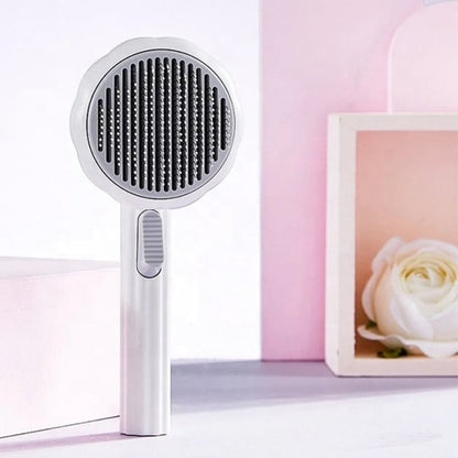 Ergonomic Pet Brush for Dogs and Cats – Gentle Cleansing and Massage for All Coat Types 4