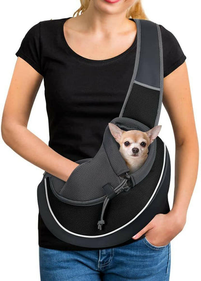 Ergonomic Pet Carrier Bag for Dogs and Cats - Spacious, Stylish Travel Carrier with Comfortable Design 0