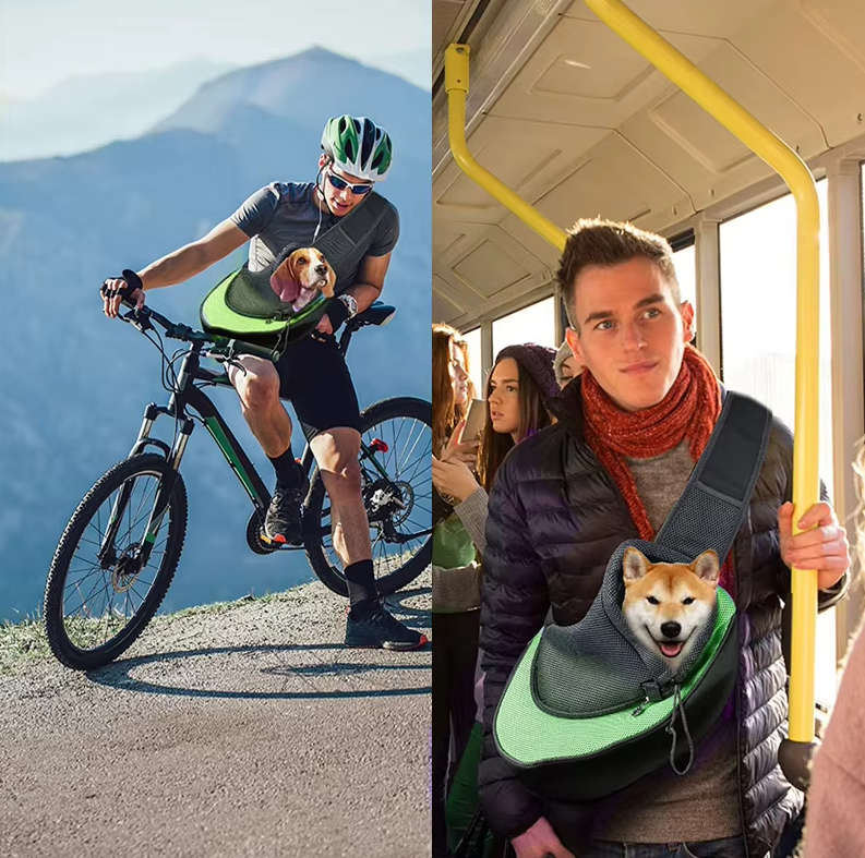 Ergonomic Pet Carrier Bag for Small Dogs and Cats – Breathable and Comfortable Design 2