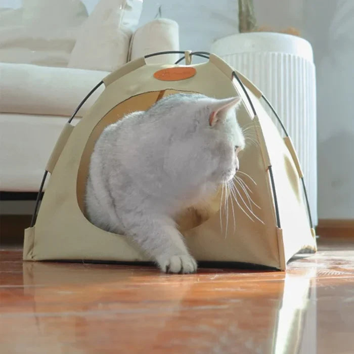 Expandable Cat House – Portable Foldable Tent with Durable Fabric and Cozy Design for Cats 1