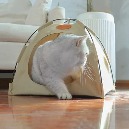 Expandable Cat House – Portable Foldable Tent with Durable Fabric and Cozy Design for Cats 1