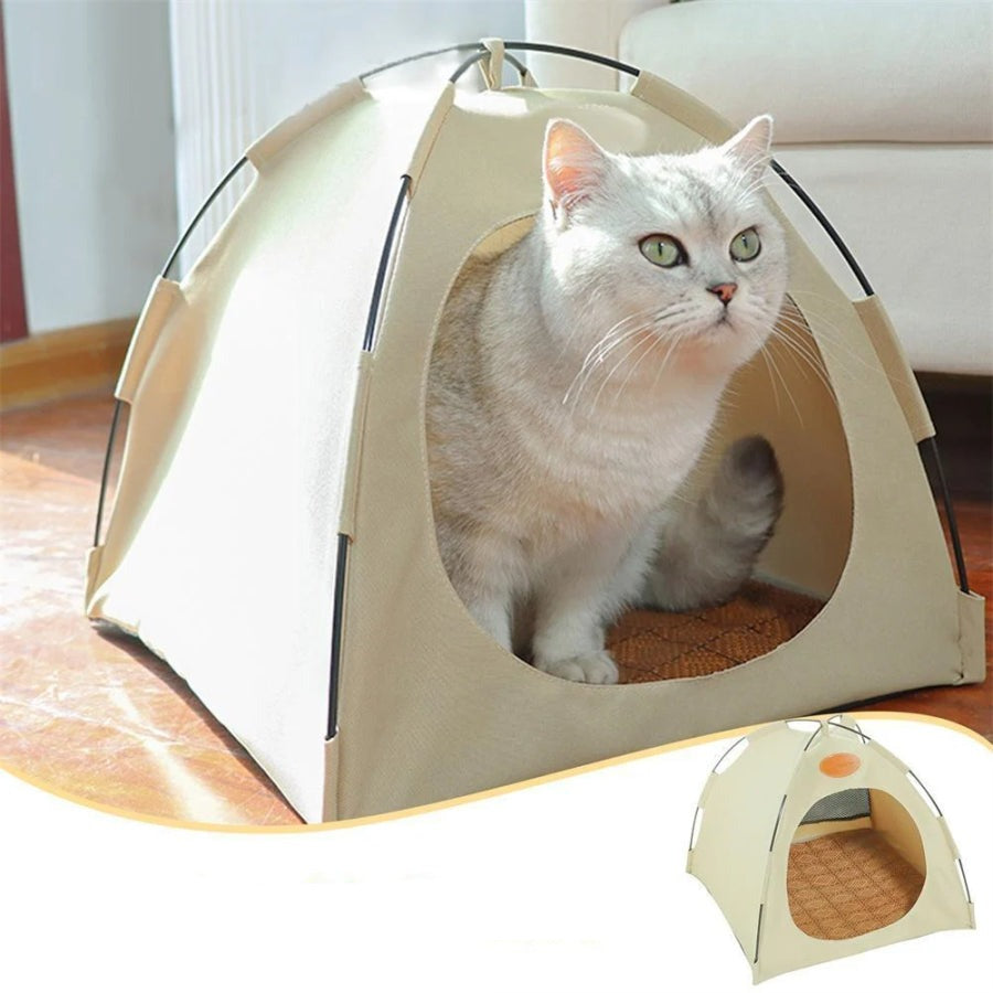 Expandable Cat House – Portable Foldable Tent with Durable Fabric and Cozy Design for Cats 4