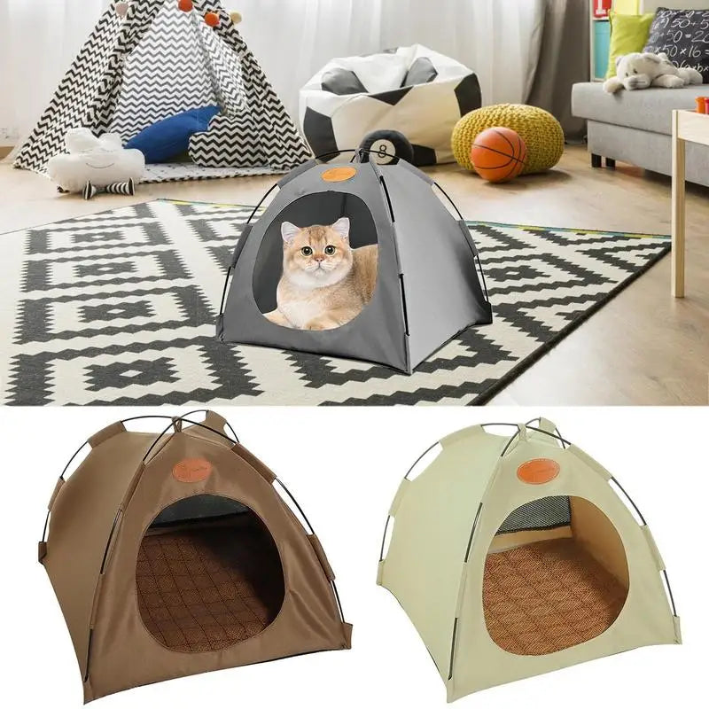 Expandable Cat House – Portable Foldable Tent with Durable Fabric and Cozy Design for Cats 6