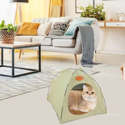 Expandable Cat House – Portable Foldable Tent with Durable Fabric and Cozy Design for Cats 7