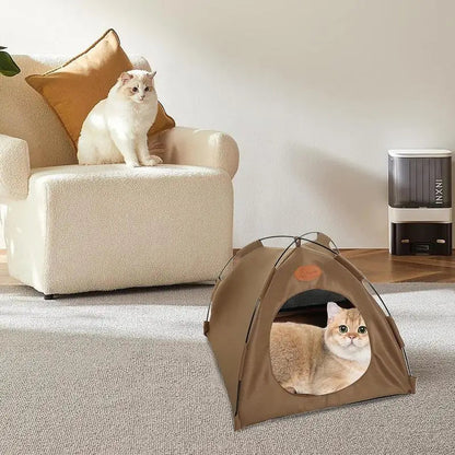 Expandable Cat House – Portable Foldable Tent with Durable Fabric and Cozy Design for Cats 8
