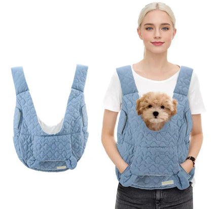 Extra Large Dog Carrier Bag – Comfortable and Breathable Pet Carrier for Small Dogs and Cats 1