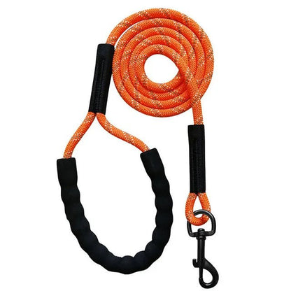 Extra Long Reflective Dog Leash – Durable Nylon, Comfortable Foam Handle, Ideal for Training and Walking, Available in 10m, 15m, 20m 0
