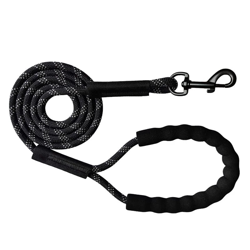 Extra Long Reflective Dog Leash – Durable Nylon, Comfortable Foam Handle, Ideal for Training and Walking, Available in 10m, 15m, 20m 6