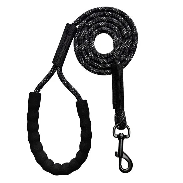 Extra Long Reflective Dog Leash – Durable Nylon, Comfortable Foam Handle, Ideal for Training and Walking, Available in 10m, 15m, 20m 7