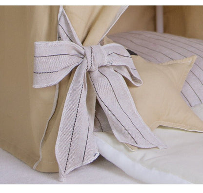 Fairy Tale Stars Small Pet Tent – Cozy Cotton Plush Bed for Cats and Dogs, Easy to Clean, Collapsible Design 4