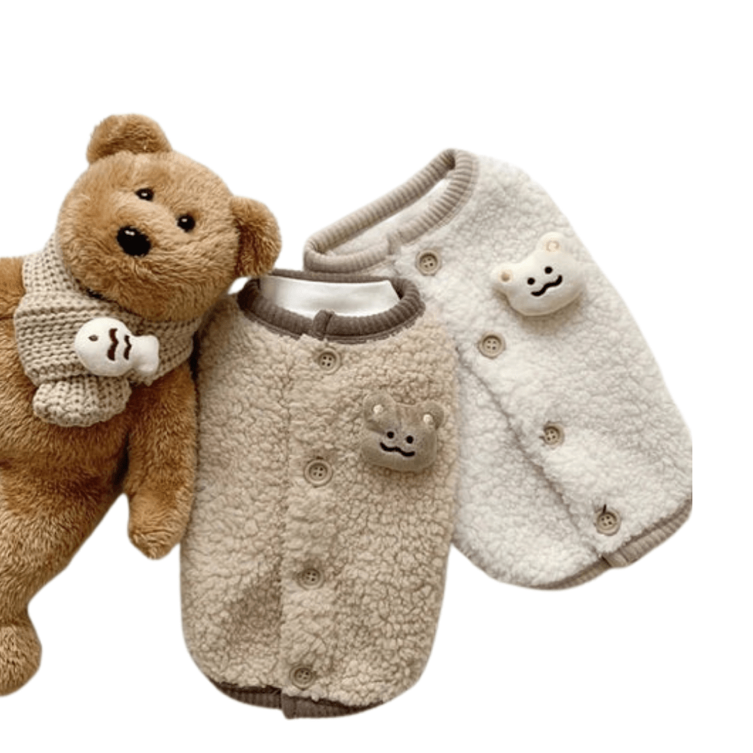 Fashionable Faux Fur Vest Sweater Jacket for Autumn and Winter - Cozy Solid Pattern Layering Piece 1