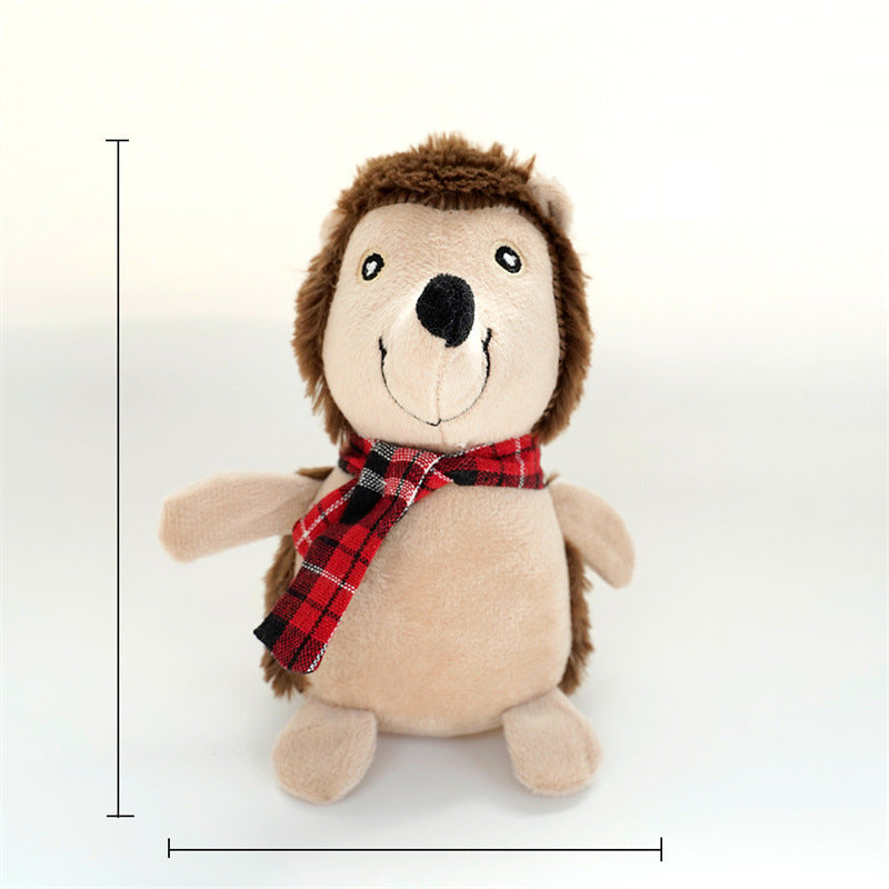 Festive Christmas Plush Pet Toy for Dogs and Cats – Soft, Squeaky Holiday Characters for Fun Playtime 3