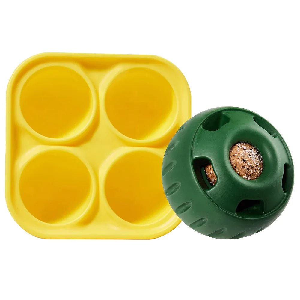 Fillable Ice Cream Mold Dog Toy – Silicone Cooling Treat Dispenser for Slow Feeding and Interactive Play 1