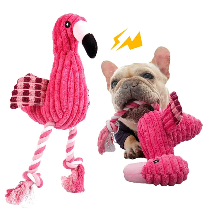 FlamingoChew | Interactive Plush Toy for Dogs 0