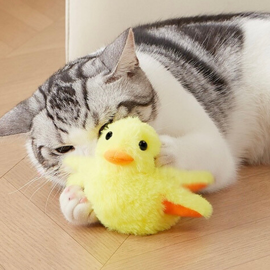 Flapping Duck Interactive Cat Toy with Realistic Movements and Sounds – Engaging Plush Toy for Cats 0