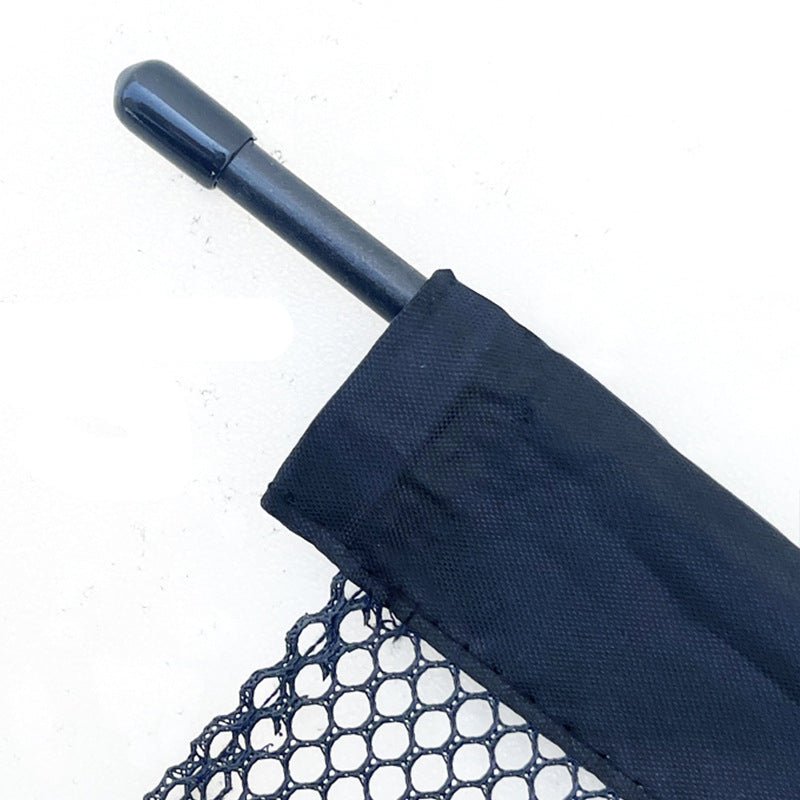 Flexible Black Polyester Pet Safety Net for Home Protection – Easy Installation with Self-Adhesive Hooks and Space-Saving Design 3