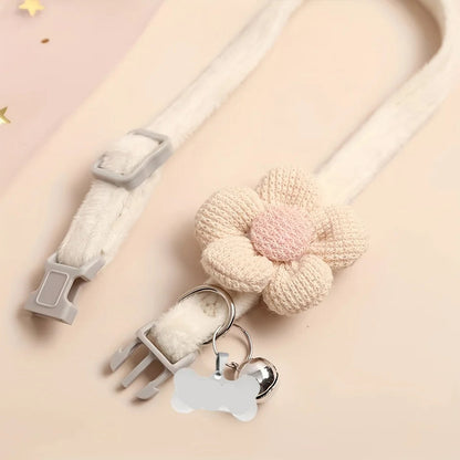 Floral Dog Necklace for Small to Medium Dogs – Elegant Multi-Color Design, Adjustable Length, Lightweight Accessory 5