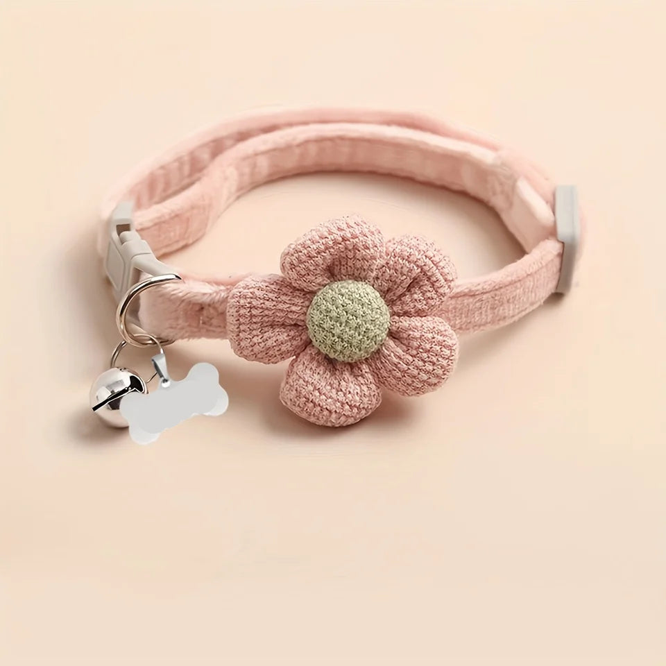 Floral Dog Necklace for Small to Medium Dogs – Elegant Multi-Color Design, Adjustable Length, Lightweight Accessory 6