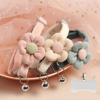 Floral Dog Necklace for Small to Medium Dogs – Elegant Multi-Color Design, Adjustable Length, Lightweight Accessory 7