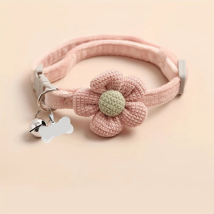 Floral Dog Necklace for Small to Medium Dogs – Elegant Multi-Color Design, Adjustable Length, Lightweight Accessory 8