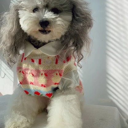 Floral Womens Sweater – Cozy Cotton Knitwear for Autumn/Winter, Stylish and Comfortable 1