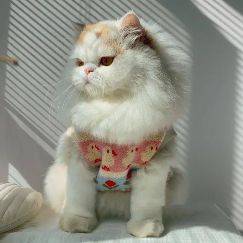 Floral Womens Sweater – Cozy Cotton Knitwear for Autumn/Winter, Stylish and Comfortable 6