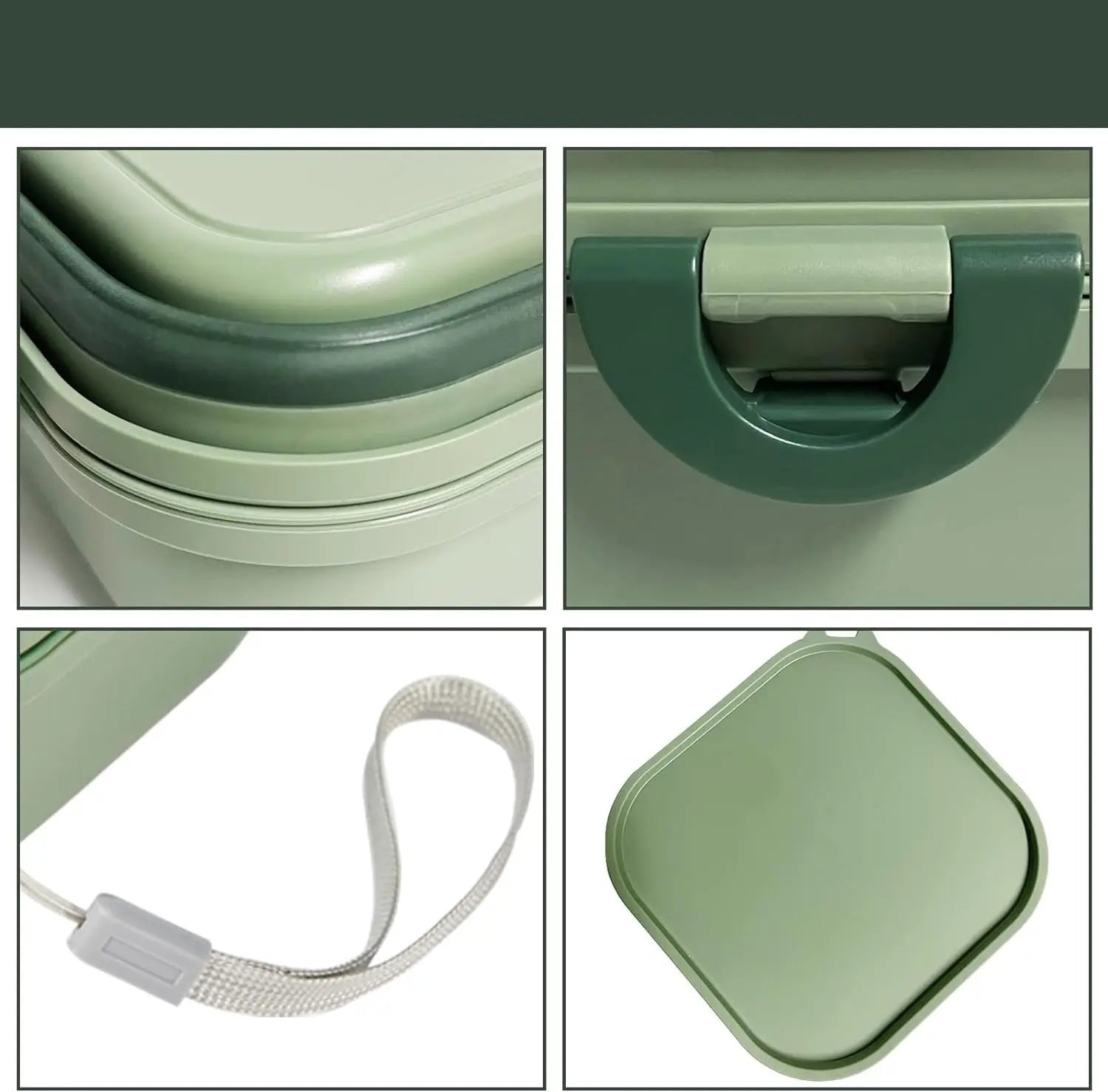 Foldable 2-in-1 Dog Bowl with Lid for Travel – Compact and Leak-Proof Design 4