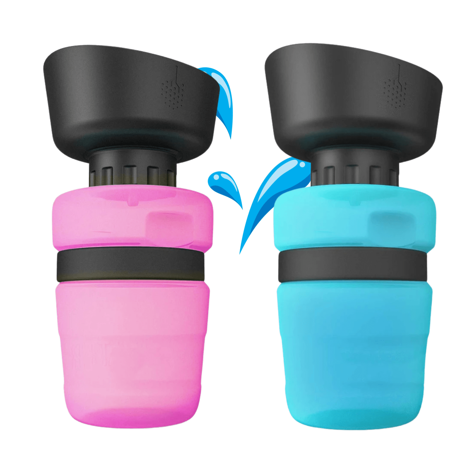 Foldable 500ml Travel Water Bottle for Dogs – Leak-Proof and Portable Design 1