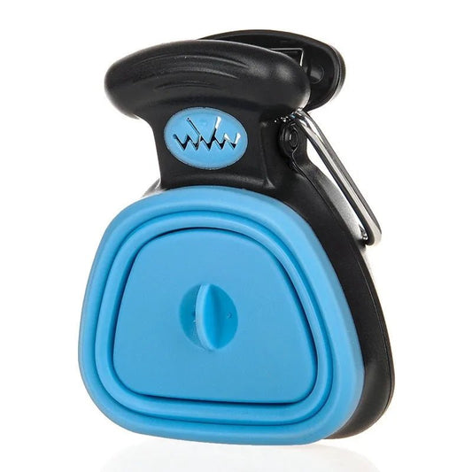 Foldable Dog Poop Scooper with Biodegradable Bags – Lightweight & Compact Design for Easy One-Handed Cleanup 0