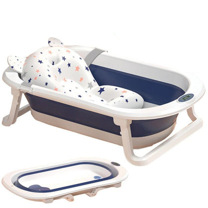Foldable Temperature-Sensitive Bathtub – Compact Design for Easy Storage, Durable PP and TPE Material, Lightweight and Portable 1