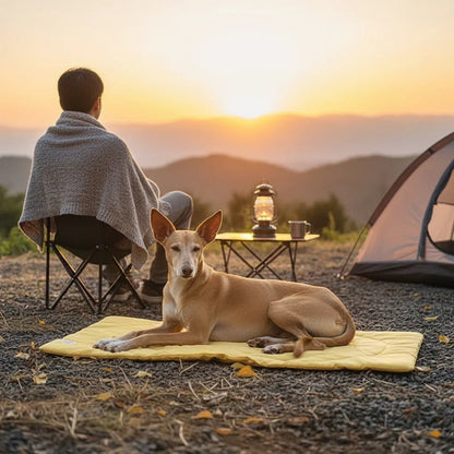 Foldable Waterproof Dog Mat – Lightweight Polyester Travel Cushion for Pets, 65 x 95 cm, Easy to Clean and Portable 2