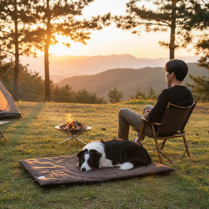 Foldable Waterproof Dog Mat – Lightweight Polyester Travel Cushion for Pets, 65 x 95 cm, Easy to Clean and Portable 4