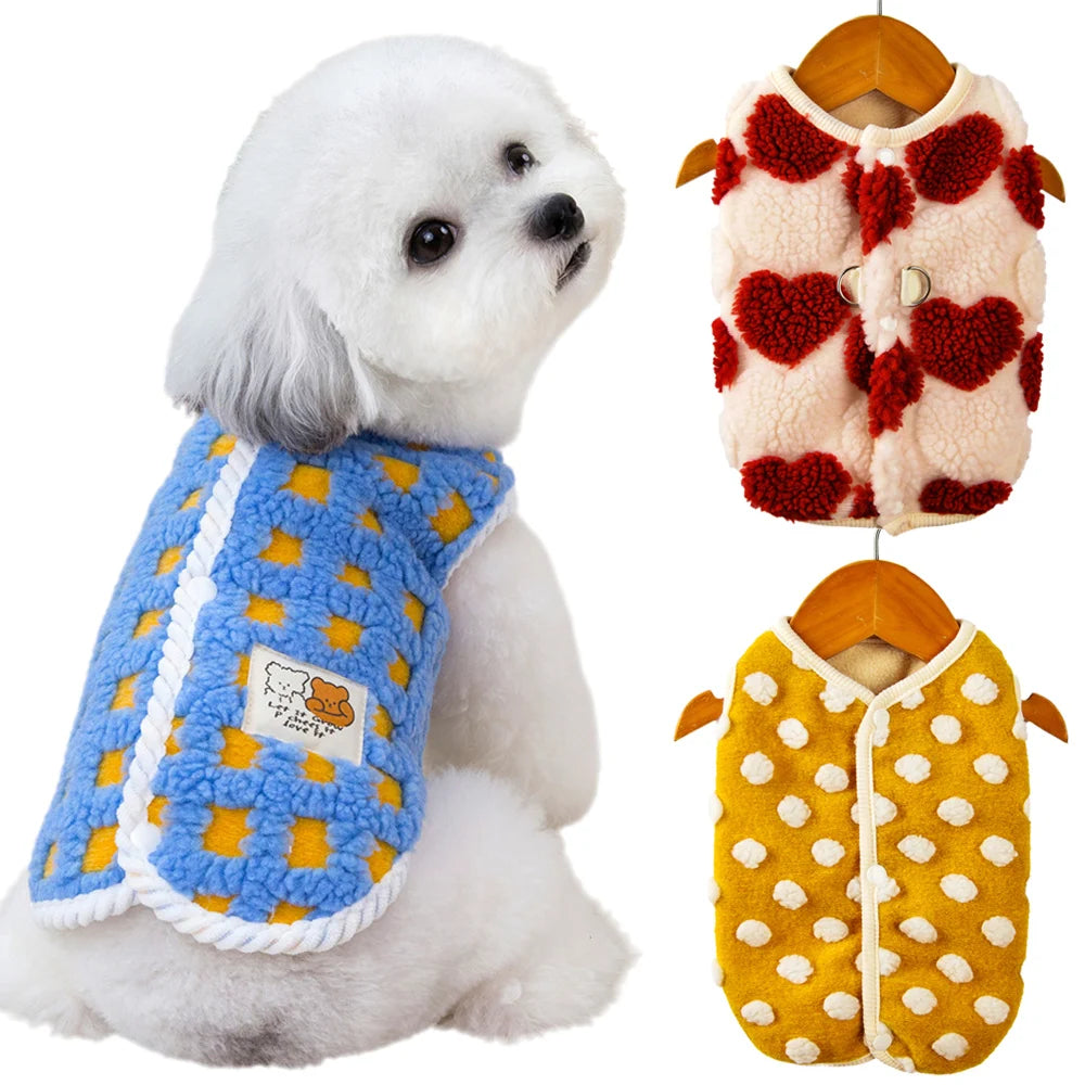 FrostyTail | Warm Fleece Jacket for French Bulldog and Chihuahua 1