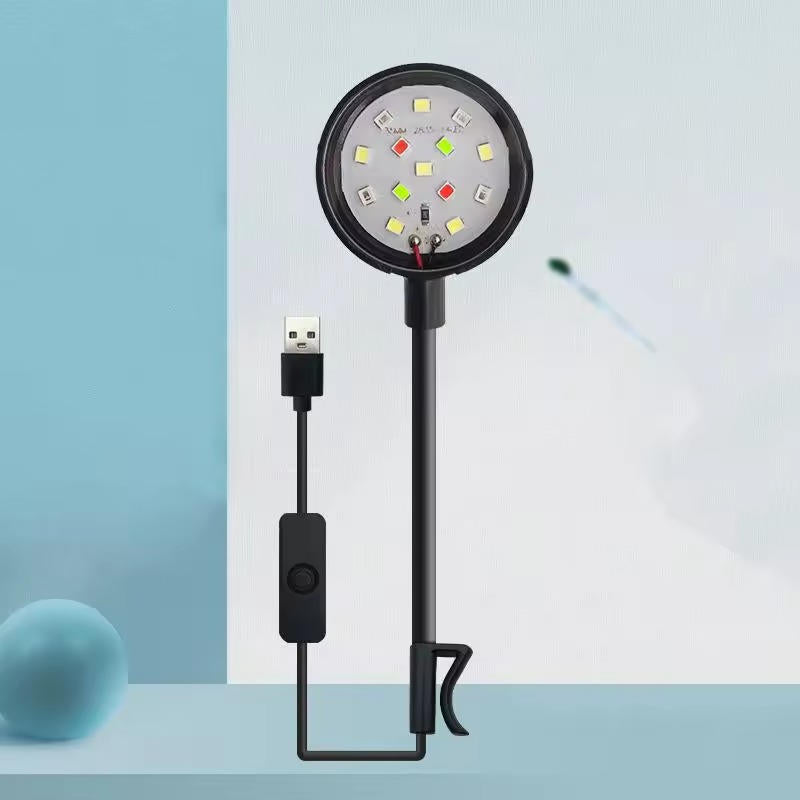 Full Spectrum LED Aquarium Light with Adjustable Gooseneck – USB Powered Fish Tank Light for Vibrant Plant and Fish Growth 7